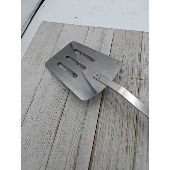 Chrome Spatula Slotted 12" Black Handle - Picture 5 of 6